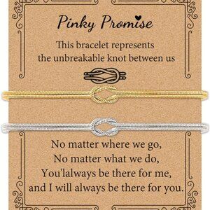 Matching Love Knot Bracelets for Couples Friendship Romantic Gift Jewelry